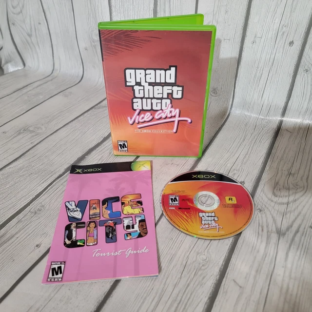 GRAND THEFT AUTO Vice City (Original Xbox, 2002) w/ Manual No Poster