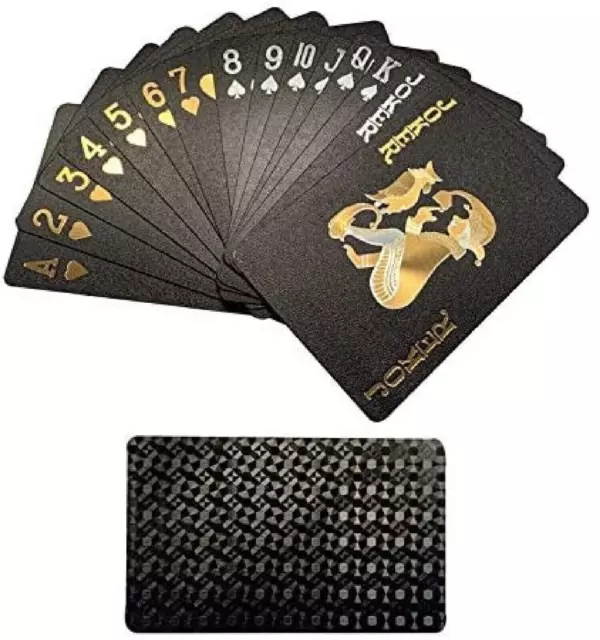 Waterproof Poker Playing Cards Standard Decks Poker Plastic Coated Card Games AU 2