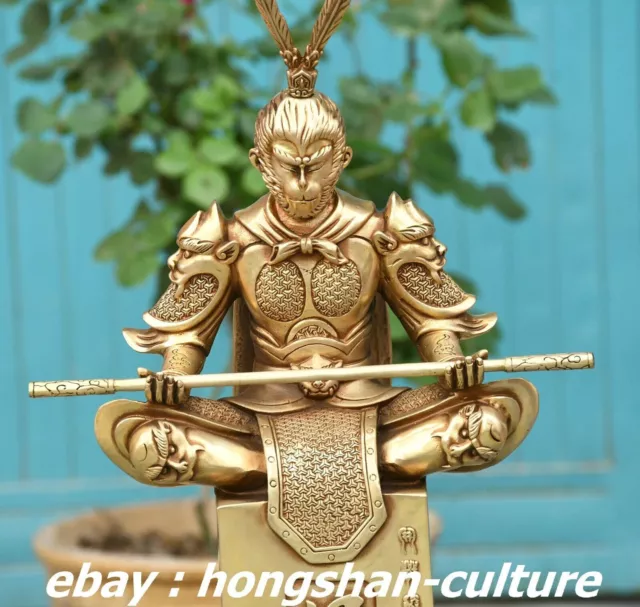 11.8 "Chinese bronze américain Monkey King Battle Liver 3