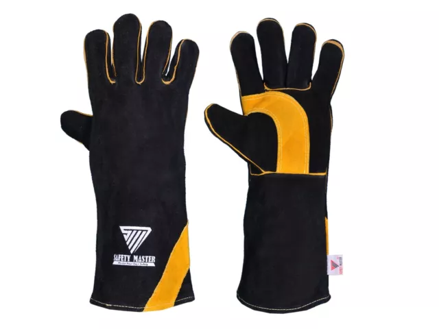 Welders Gauntlets Gloves,Extreme Heat Resistant,BBQ,Oven,TIG,MIG,Welding Gloves