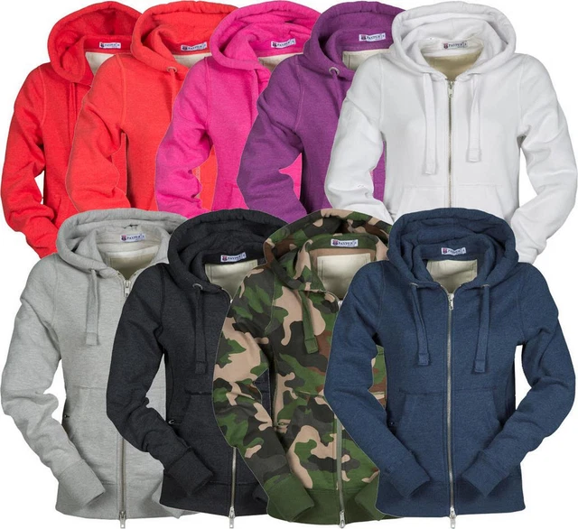 Felpa Con Cappuccio Zip Lunga Payper London Lady Maglia Mimetica In Cotone Donna