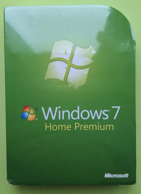 Microsoft Windows 7 Home Premium - Edizione completa (PC) in scatola 32 e 64 bit SIGILLATO