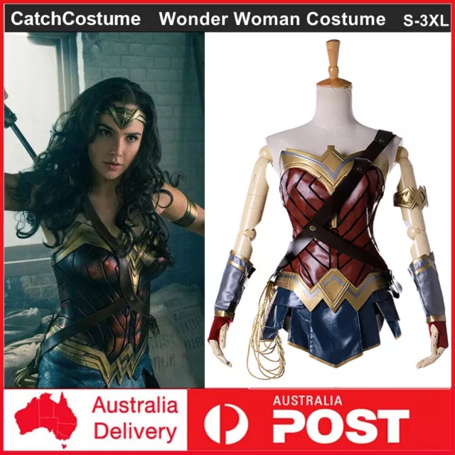 Batman V Superman Deluxe Wonder Woman Cosplay Costume Halloween Superhero Outfit