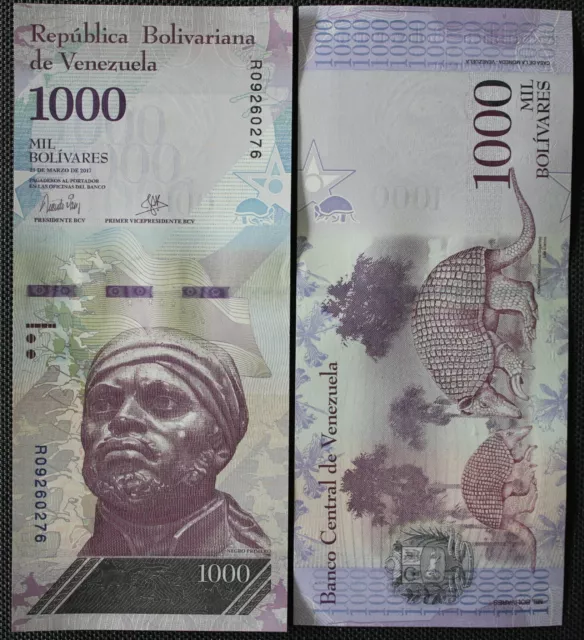 Venezuela - Billet de 1000 Bolivares 2017 Neuf - Unc