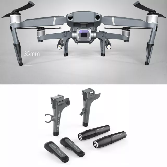 LED Night Light+Extended Landing Gear Extenstion Leg For DJI Mavic 2 Pro/Zoom