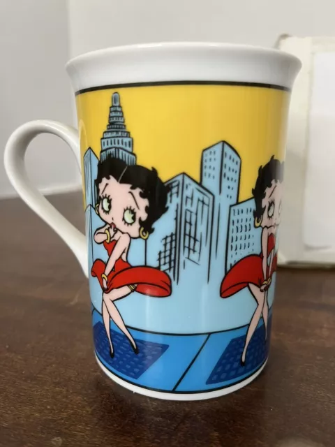 Danbury Mint Betty Boop Porcelain Collector Mug-"Cool Breeze Betty"