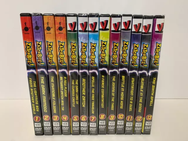 Zatch Bell Vol 9 Joining of The Three Anime New Dvd 782009235064