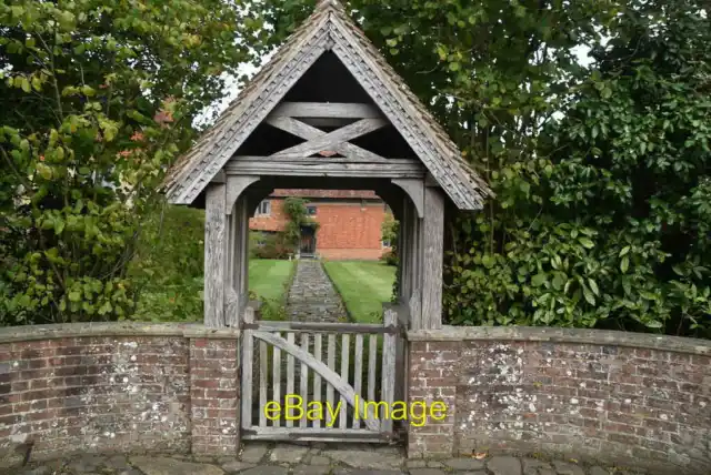 Photo 6x4 Entrance to The Old Manor House Benenden  c2020