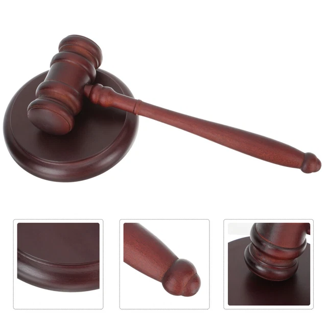 Auction Cosplay Tools Judge Gavel Toy Judge Hammer Kids Tools Kids Outfits Mini