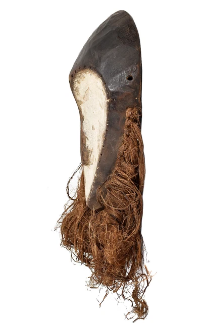 Lega Mask Bwami Society Raffia Congo African Art 3