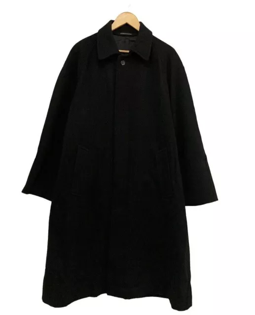 Yohji Yamamoto Costume D'Homme Youji Doom Red Tag Convertible Collar Coat black