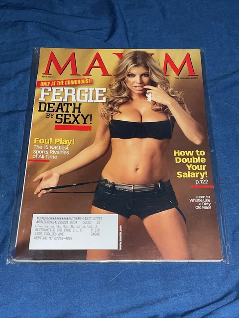FERGIE APRIL 2007 MAXIM Magazine #112 ROSE McGOWAN / CHRIS ROCK $8.95 -  PicClick