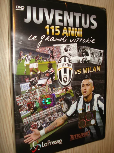 DVD Oficial 115 Años Por Historia El Grandi Gana FC Juventus Vs Milan Historia