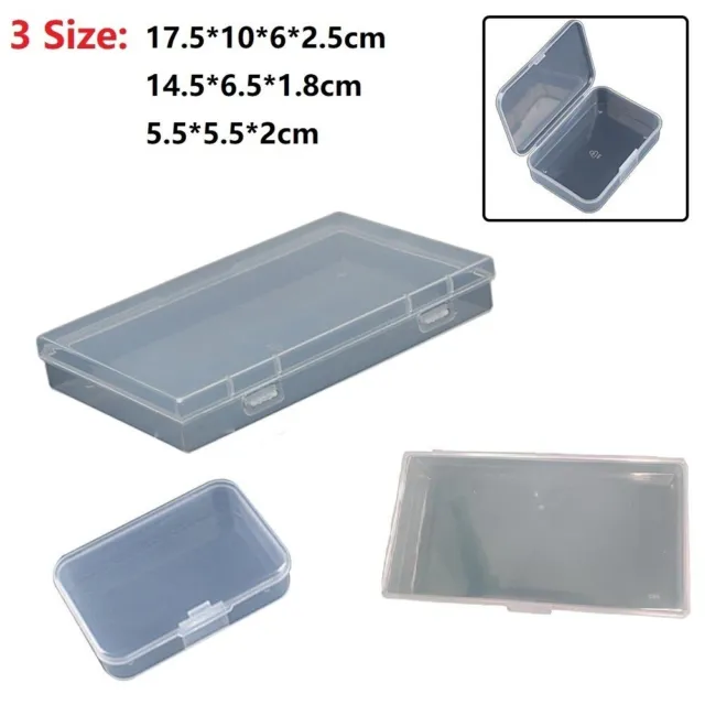 Multipurpose Storage Solution Transparent Plastic Box for Screws & Small Items