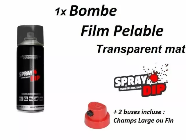 1x BOMBE PEINTURE JANTE PLASTIFIANT SPRAY PLASTI DIP TRANSPARENT MAT Ssangyong