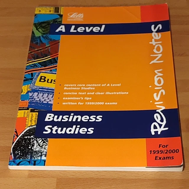 A'LEVEL ADVANCED LEVEL Business Studies: Revision Notes (Paperback Book ...