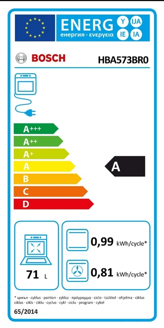 Bosch Four intégrable multifonction 71l 60cm a pyrolyse inox 2