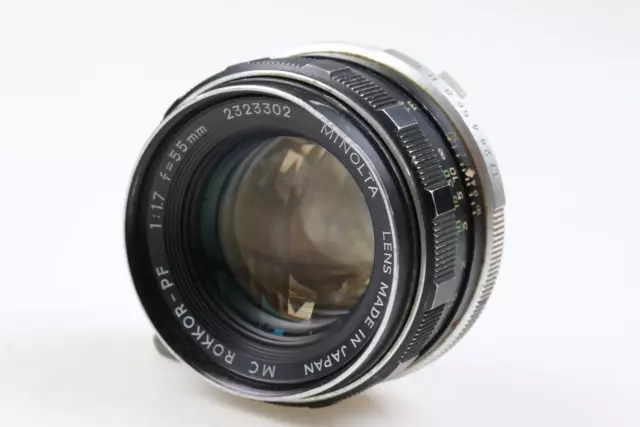 MINOLTA MC Rokkor-PF 55mm f/1,7 - SNr: 2323302