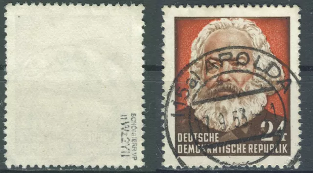 DDR, Karl-Marx-Serie, Mi.- Nr. 349 II YII, gestempelt und geprüft.