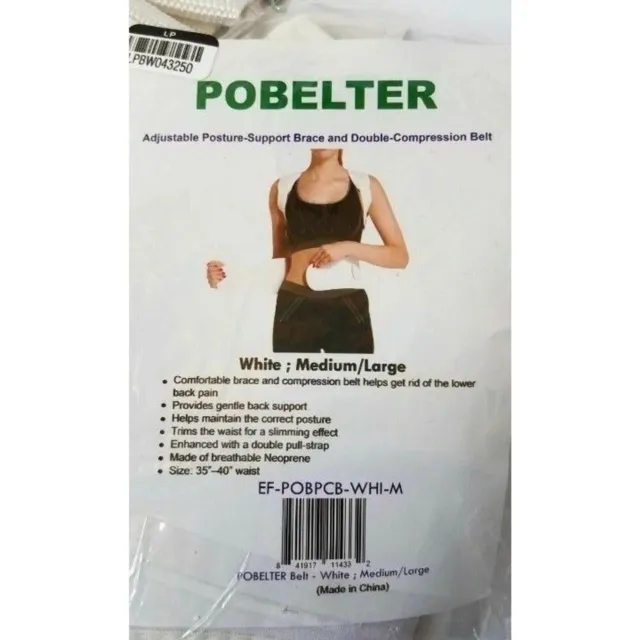 Posture Corrector Support Brace and Double Compression Belt