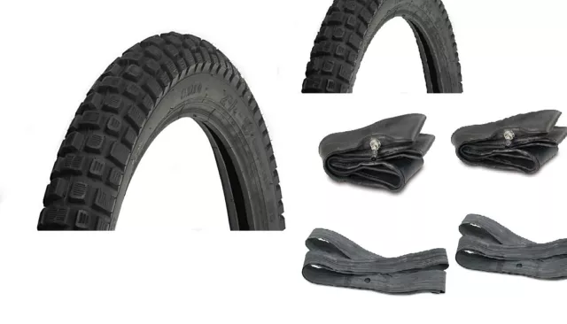 Set Reifen Schlauch Felgenband für Simson 2,75 16Zoll Enduro Schwalbe S51