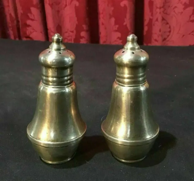 Pair Of Duchin Creation Sterling Silver Salt & Pepper Shakers