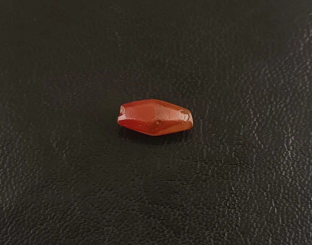 3000+ YEARS OLD AUTHENTIC ANTIQUE TIBETAN PEMA RAKA BLOOD AGATE BEAD 16.24mm