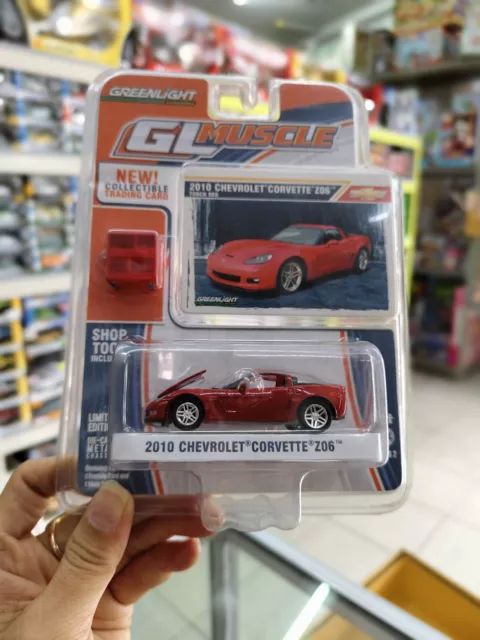 Greenlight 1:64 GL Muscle 2010 Chevrolet Corvette Z06  Diecast Car Toys