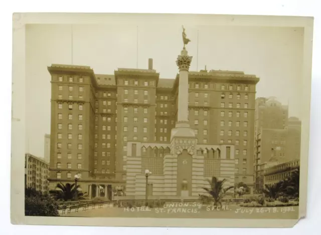 St. Francis Hotel San Francisco California 1932 Photograph Union Square