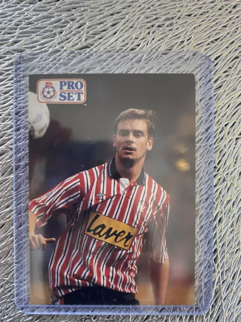 Sheffield United Carl Bradshaw Vintage Football Card In Double Protective Sleeve