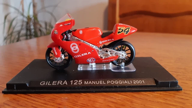Moto Course Gilera 125 Manuel Poggiali 2001