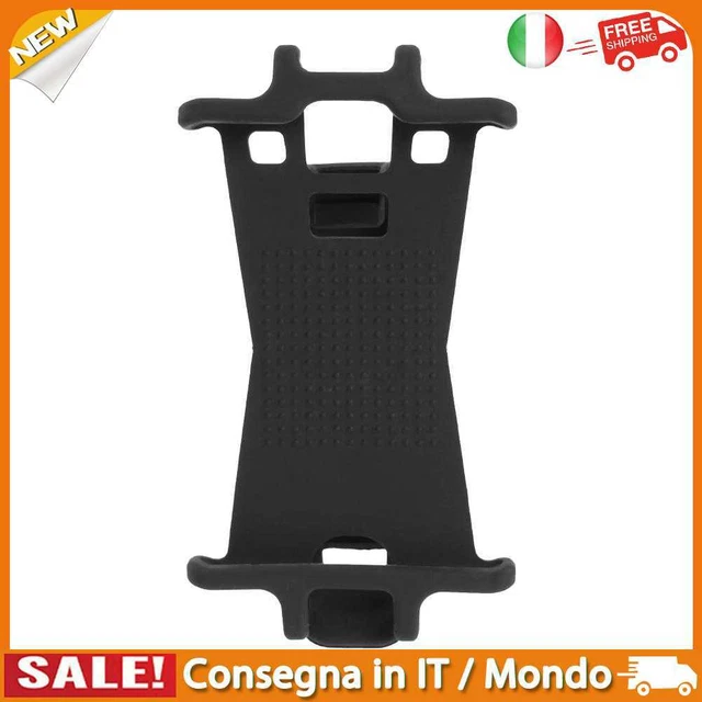 IT Silicone Bicycle Mobile Phone Holder GPS Handlebar Bracket Stand(Black)