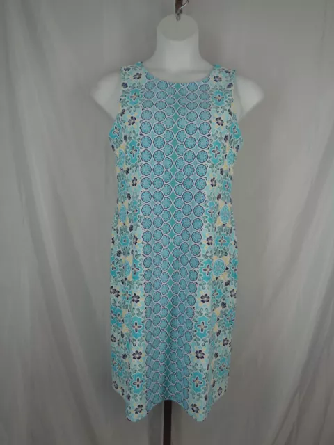 Charter Club Floral Sleeveless Sheath Dress Size Medium New