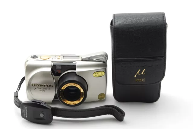 [MINT] Olympus μ Mju Zoom 115 Deluxe Gold Point&Shoot 35mm Film Camera  Japan