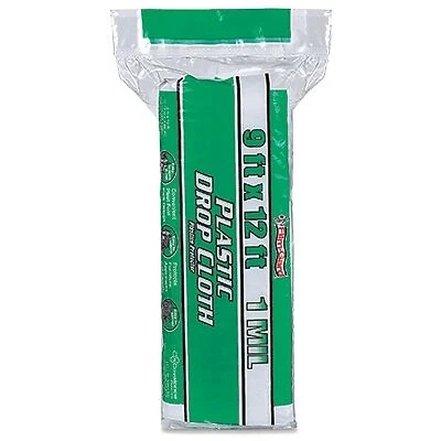 Tessuto a goccia di plastica, impiego medio, 9 x 12 piedi -626214