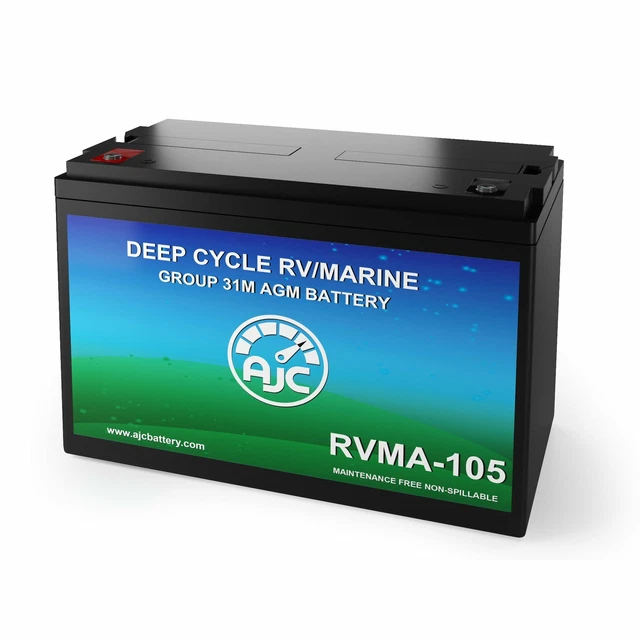 AJC Group 24M Deep Cycle Trolling Motor Battery