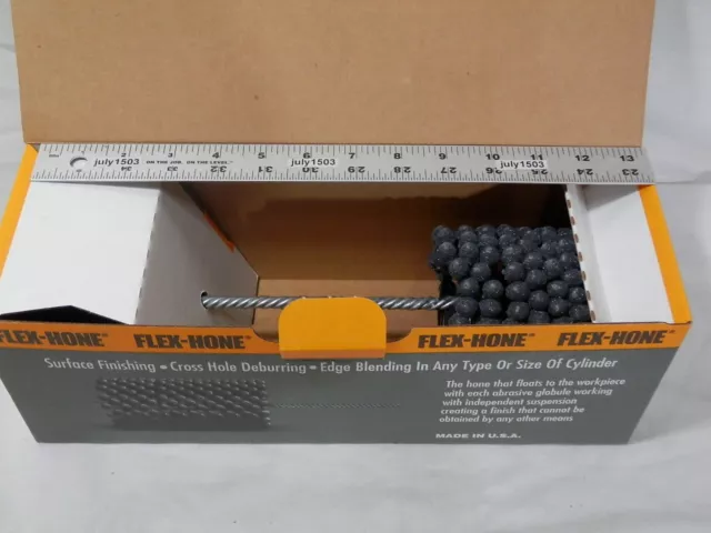 (1) NEW  3-1/2" 120 grit Flexible Cylinder Hone Bore Diameter Ball Engine Flex