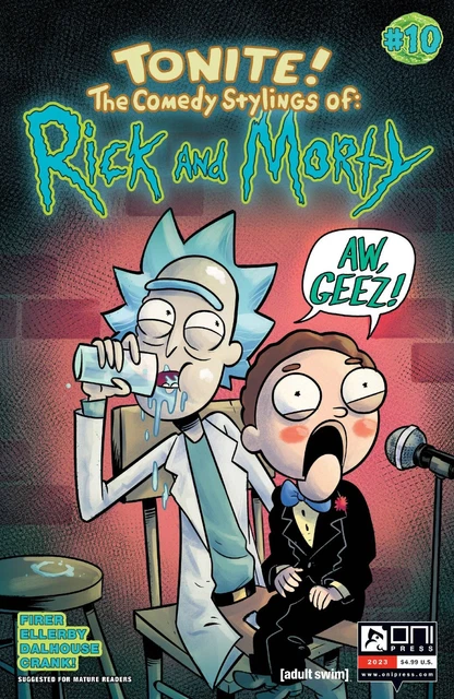 Rick and Morty #10 Cover B Variant Comic Book 2023 - Oni Press