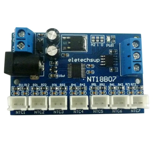 7 Channel RS485 NTC Temperature Sensor Measurement MODBUS RTU Paperless Recorder P3V3