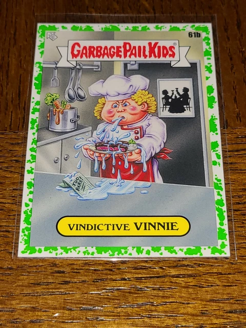 Garbage Pail Kids Vindictive Vinnie 2021 Topps Food Fight Booger Green #61B
