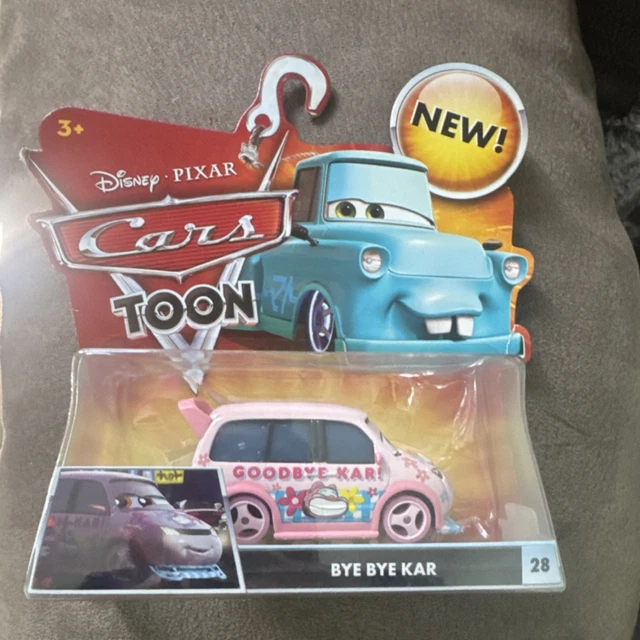 DISNEY PIXAR CARS Toon Bye Bye Kar #28! Tokyo Mater Tuner Van! Nip