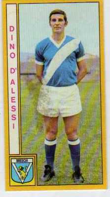 FIGURINA CALCIATORI PANINI 1969/70-BRESCIA-D'ALESSI AA 