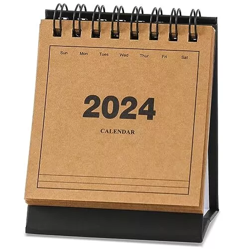 MINI DESK CALENDAR 20232024 July 2023 to Dec 2024 Small Desktop