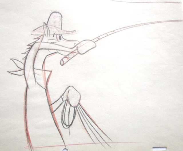 Suic Draw 1959 QUICK DRAW MCGRAW horse HANNA-BARBERA ORIGINAL PRODUCTION TITLE ...