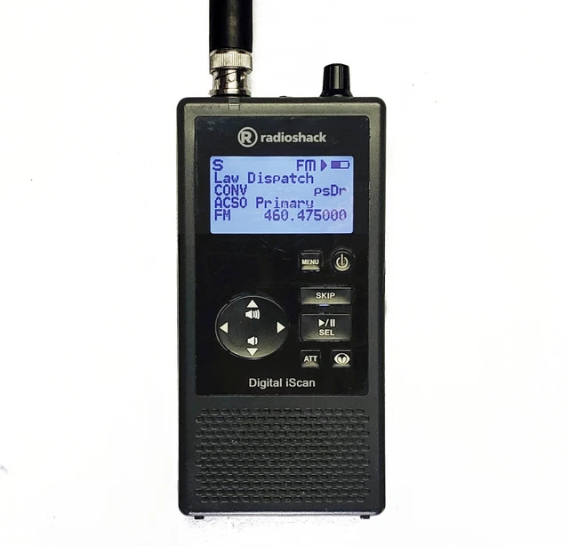 Radio Shack Pro 668 Digital Apco P25 Trunking Scanner