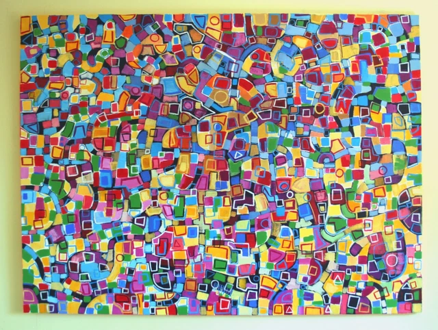 Pintura moderna estilo conceptual