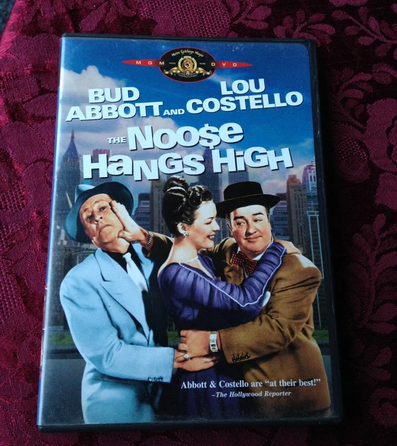 The Noose Hangs High 1948 DVD Bud Abbott Lou Costello OOP Region 1