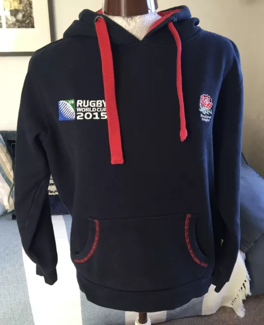 England Rugby World Cup 2015 sweatshirt hoodie size M