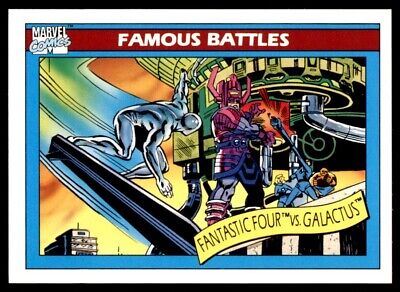 1990 Impel Marvel Universe Fantastic Four vs Galactus Famous Battles #89