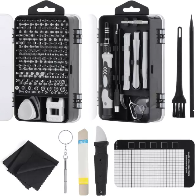 Set Di 125 Cacciaviti Di Precisione, Accessori Mini Kit Cacciavite, Set Di Punte